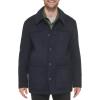 imageCole Haan Mens Shirt Collar Wool JacketNavy