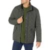 imageCole Haan Mens Stand Collar Quilted JacketDark Green