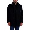 imageCole Haan mens Full Zip Wool Plush Car CoatBlack