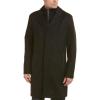 imageCole Haan mens Modern Wool Twill Top Coat With Removable Merino Knit BibBlack