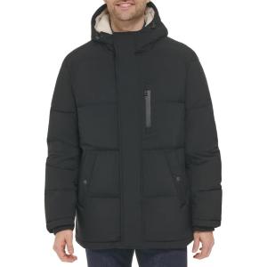 imageCole Haan Mens Essential Sherpa Lined Puffer JacketBlack
