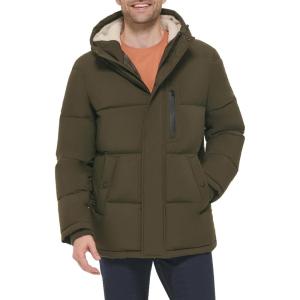 imageCole Haan Mens Essential Sherpa Lined Puffer JacketOlive