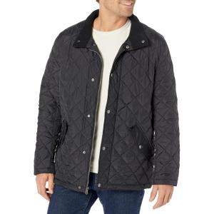 imageCole Haan Mens Stand Collar Quilted JacketBlack