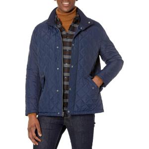 imageCole Haan Mens Stand Collar Quilted JacketNavy