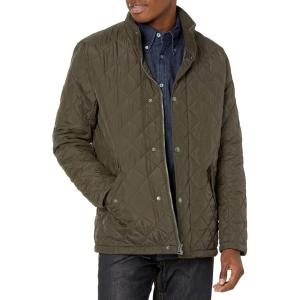 imageCole Haan Mens Stand Collar Quilted JacketOlive