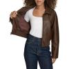 imageLevis Womens Faux Leather Bomber with Laydown CollarSaddle