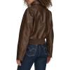 imageLevis Womens Faux Leather Bomber with Laydown CollarSaddle