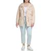 imageLevis Womens Plus Four Pocket Hooded Military JacketFrappe