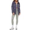 imageLevis Womens Plus Four Pocket Hooded Military JacketOdyssey Grey