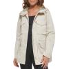 imageLevis Womens Plus Four Pocket Hooded Military JacketSand