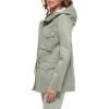 imageLevis Womens Plus Four Pocket Hooded Military JacketSea Green