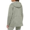 imageLevis Womens Plus Four Pocket Hooded Military JacketSea Green