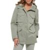 imageLevis Womens Plus Four Pocket Hooded Military JacketSea Green