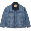 imageLevis Mens Sherpa Lined Trucker Jacket Also Available in Big ampamp TallIn the Navy
