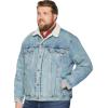 imageLevis Mens Sherpa Lined Trucker Jacket Also Available in Big ampamp TallMustardStretch