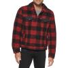 imageLevis Mens Sherpa Lined Trucker Jacket Also Available in Big ampamp TallRed PlaidBlack