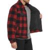 imageLevis Mens Sherpa Lined Trucker Jacket Also Available in Big ampamp TallRed PlaidBlack