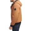 imageLevis Mens Soft Shell Sherpa Lined Hooded Bomber JacketBrown