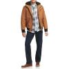 imageLevis Mens Soft Shell Sherpa Lined Hooded Bomber JacketBrown