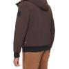 imageLevis Mens Soft Shell Sherpa Lined Hooded Bomber JacketDark Brown