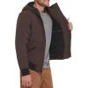 imageLevis Mens Soft Shell Sherpa Lined Hooded Bomber JacketDark Brown