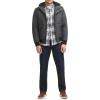 imageLevis Mens Soft Shell Sherpa Lined Hooded Bomber JacketGraphite