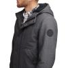 imageLevis Mens Soft Shell Sherpa Lined Hooded Bomber JacketGraphite