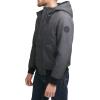 imageLevis Mens Soft Shell Sherpa Lined Hooded Bomber JacketGraphite