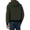 imageLevis Mens Soft Shell Sherpa Lined Hooded Bomber JacketOlive