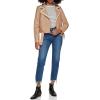 imageLevis Womens Faux Leather Belted Motorcycle Jacket Standard ampamp Plus SizesBiscottiCream