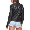 imageLevis Womens Faux Leather Belted Motorcycle Jacket Standard ampamp Plus SizesBlackBiscotti