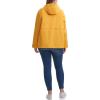 imageLevis Womens Hooded Peached Nylon Zip Front Rain JacketKumquat