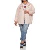imageLevis Womens Hooded Peached Nylon Zip Front Rain JacketScallop Shell