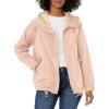 imageLevis Womens Hooded Peached Nylon Zip Front Rain JacketScallop Shell