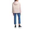 imageLevis Womens Hooded Peached Nylon Zip Front Rain JacketScallop Shell