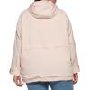 imageLevis Womens Hooded Peached Nylon Zip Front Rain JacketScallop Shell