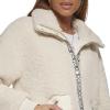 imageLevis Womens Sherpa Teddy Jacket Standard ampamp Plus SizesCreamBlack