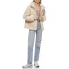 imageLevis Womens Sherpa Teddy Jacket Standard ampamp Plus SizesSesame Combo