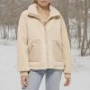 imageLevis Womens Sherpa Teddy Jacket Standard ampamp Plus SizesSesame Combo