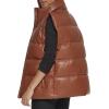 imageLevis Womens Vegan Leather Puffer VestCamel