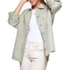 imageLevis womens Cotton Corduroy Shirt Shacket Standard ampamp Plus SizesSea Green