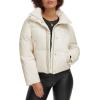 imageLevis womens Levis Womens Vegan Leather Quilted Shorty PufferAlmond Milk