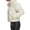 imageLevis womens Levis Womens Vegan Leather Quilted Shorty PufferAlmond Milk