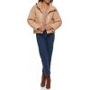imageLevis womens Levis Womens Vegan Leather Quilted Shorty PufferBiscotti