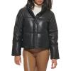 imageLevis womens Levis Womens Vegan Leather Quilted Shorty PufferBlack