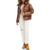 imageLevis womens Levis Womens Vegan Leather Quilted Shorty PufferCaramel