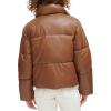 imageLevis womens Levis Womens Vegan Leather Quilted Shorty PufferCaramel