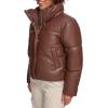 imageLevis womens Levis Womens Vegan Leather Quilted Shorty PufferChocolate Brown