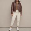 imageLevis womens Levis Womens Vegan Leather Quilted Shorty PufferChocolate Brown