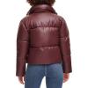 imageLevis womens Levis Womens Vegan Leather Quilted Shorty PufferDark Chocolate